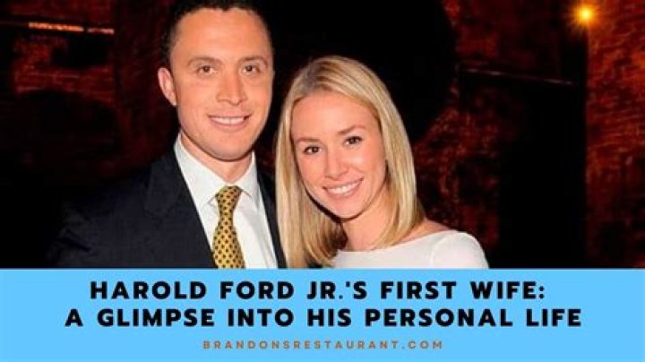 Harold Ford Jr First Wife: Unveiling the Story Behind the Relationship