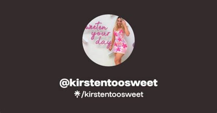 Kirsten Too Sweet Erome: A Comprehensive Guide
